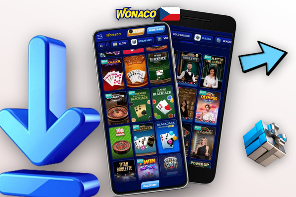 Automatická aktualizace Wonaco Casino aplikace na Androidu bez námahy