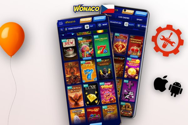 Nastavení oprávnění při instalaci Wonaco Casino APK na zařízení Android