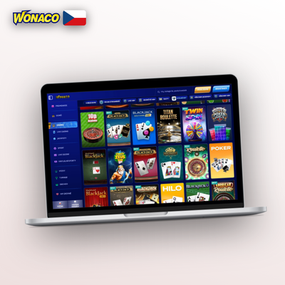 Živý krupiér u ruletového stolu ve fullscreen režimu Wonaco Casino