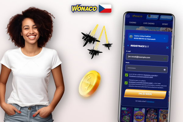 Ověření totožnosti v sekci Můj účet Wonaco Casino – bezpečný proces