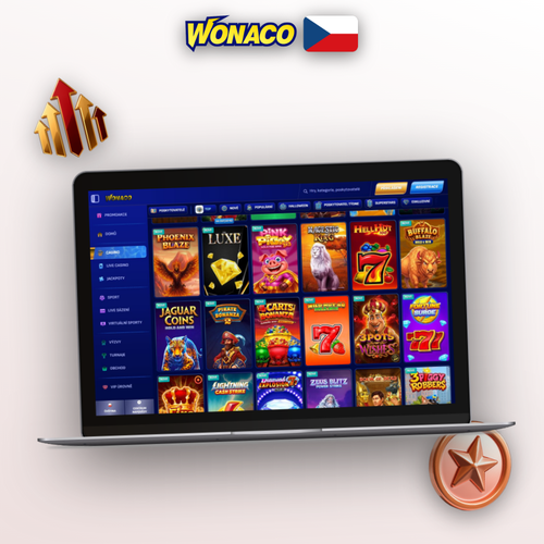 Wonaco Casino na PC – dedikované okno bez rušivých prvků prohlížeče