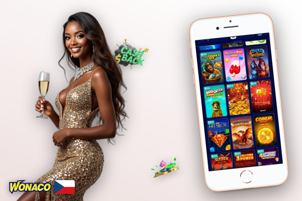 Aktivujte uvítací bonus Wonaco Casino přímo v mobilní aplikaci po registraci