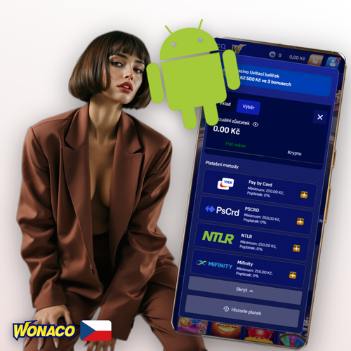 Wonaco Casino nabízí bezpečné vklady kartou i kryptoměnami na jednom místě